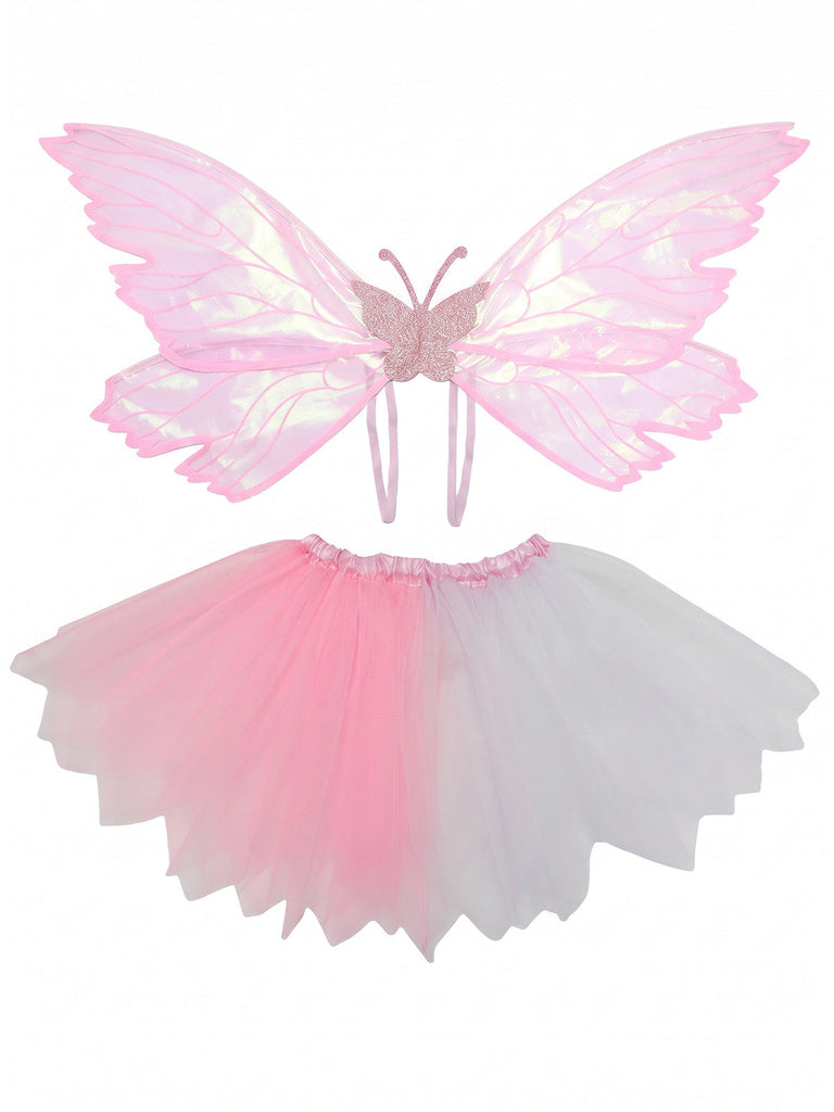 Feen-Accessoire-Set mit Flügeln und Tutu