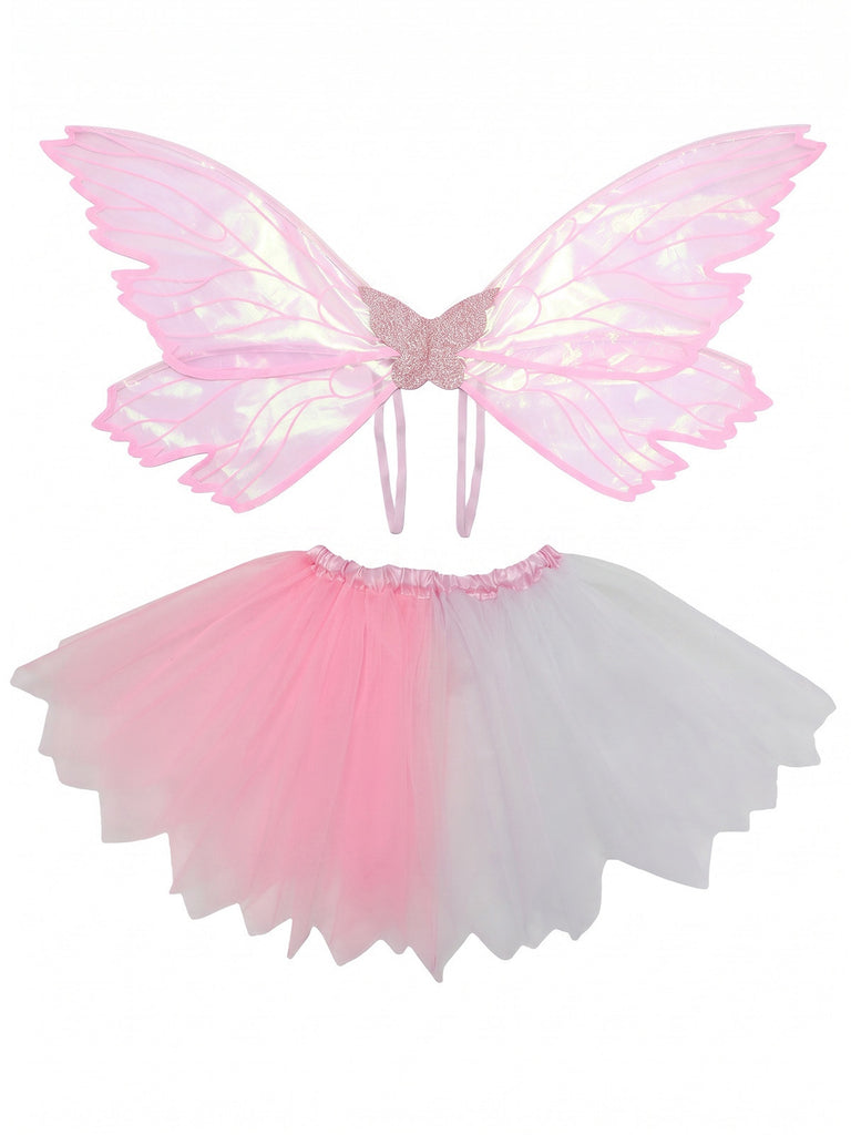 Feen-Accessoire-Set mit Flügeln und Tutu
