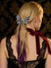 Vintage Gothic-Metall-Haarspange mit Fledermausflügeln