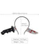Halloween Haarreif mit blutigem Messer