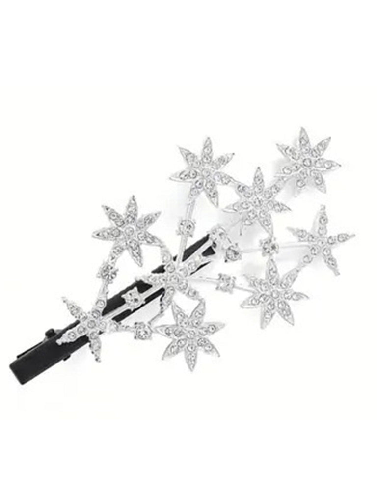 20er Haarspange mit Stern und Strass