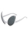 Neongrüne Alien-Sonnenbrille mit großem Rahmen