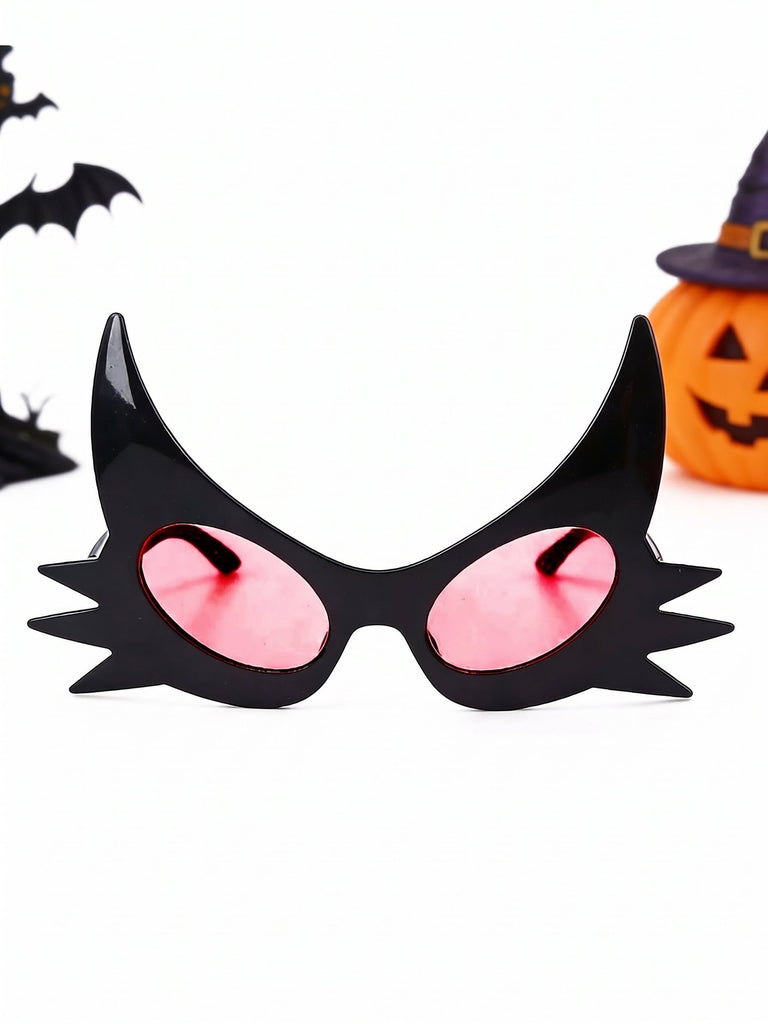 Schwarze Catwoman Halloween-Cosplay-Brille