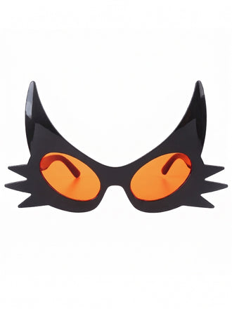 Schwarze Catwoman Halloween-Cosplay-Brille