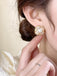Gold Legierung Perle Vintage Ohrringe