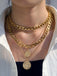 Vintage Münzketten Mehrreihige Halsketten