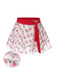 Rot 1950er Kirsche Taille-Binden Cover Up
