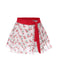 Rot 1950er Kirsche Taille-Binden Cover Up