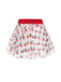 Rot 1950er Kirsche Taille-Binden Cover Up