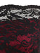 1950ER SCHULTERFREI SPITZE SWING BLUMEN KLEID