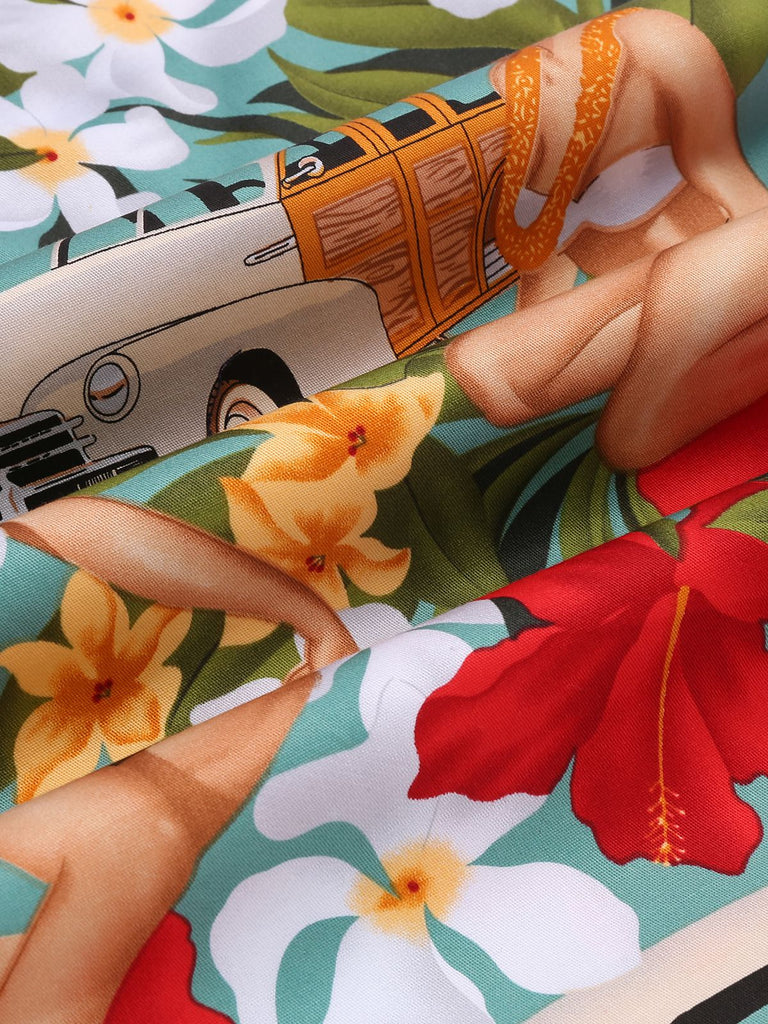 [Vorverkauf] 2PCS 1960er Retro Damen Kurz Top & Bleistift Rock