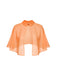 Orange 1950er Halloween Fledermaus Kostüm Kap Patchwork Kleid