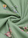 50er Tüllkleid mit Blumenstickerei und Schleifenkragen
