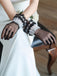 Retro Perlen Spitze Sheer Handschuhe
