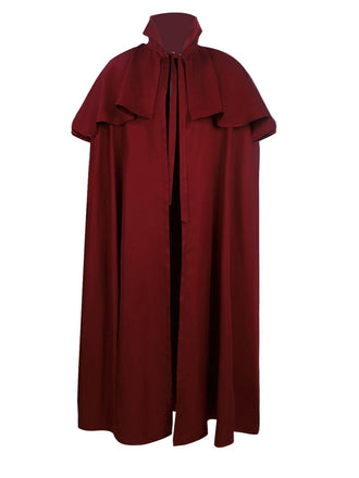 1930er Solide Halloween Gothic Mittelalterlich Tod Mantel