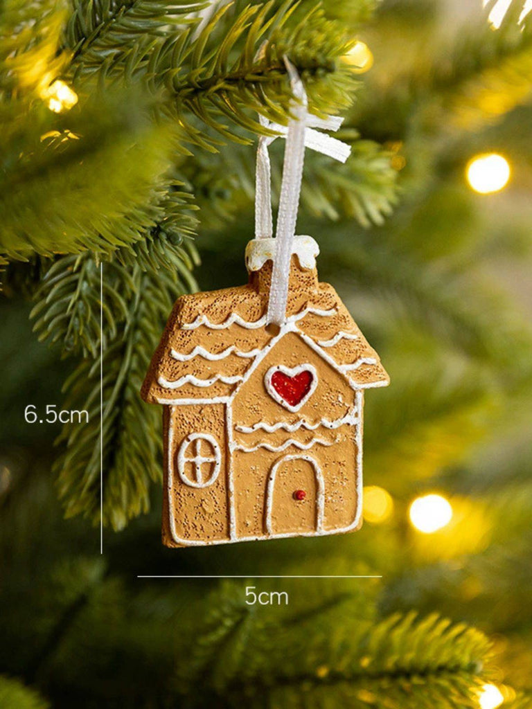 Vintage Weihnachten Lebkuchenmann Ornamente