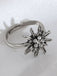 Vintage Edelweiß Accessoire-Ring mit Strass