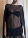 30er schulterfreies Cover-Up Kleid mit Drapierung