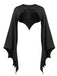 Black 1970s Vintage Classic Cape