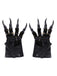 Schwarze Gothic-Handschuhe mit Krallenfingern