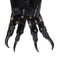 Schwarze Gothic-Handschuhe mit Krallenfingern