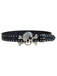Halloween Gothic Accessoire-Gürtel mit Totenkopf und Strass