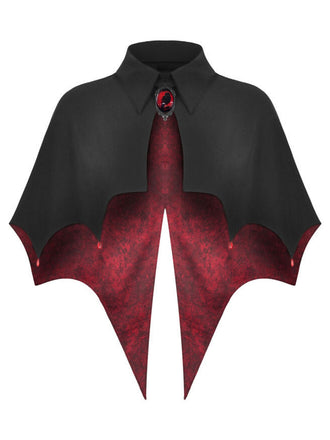 Halloween Halskette mit High-Low und Fledermaus