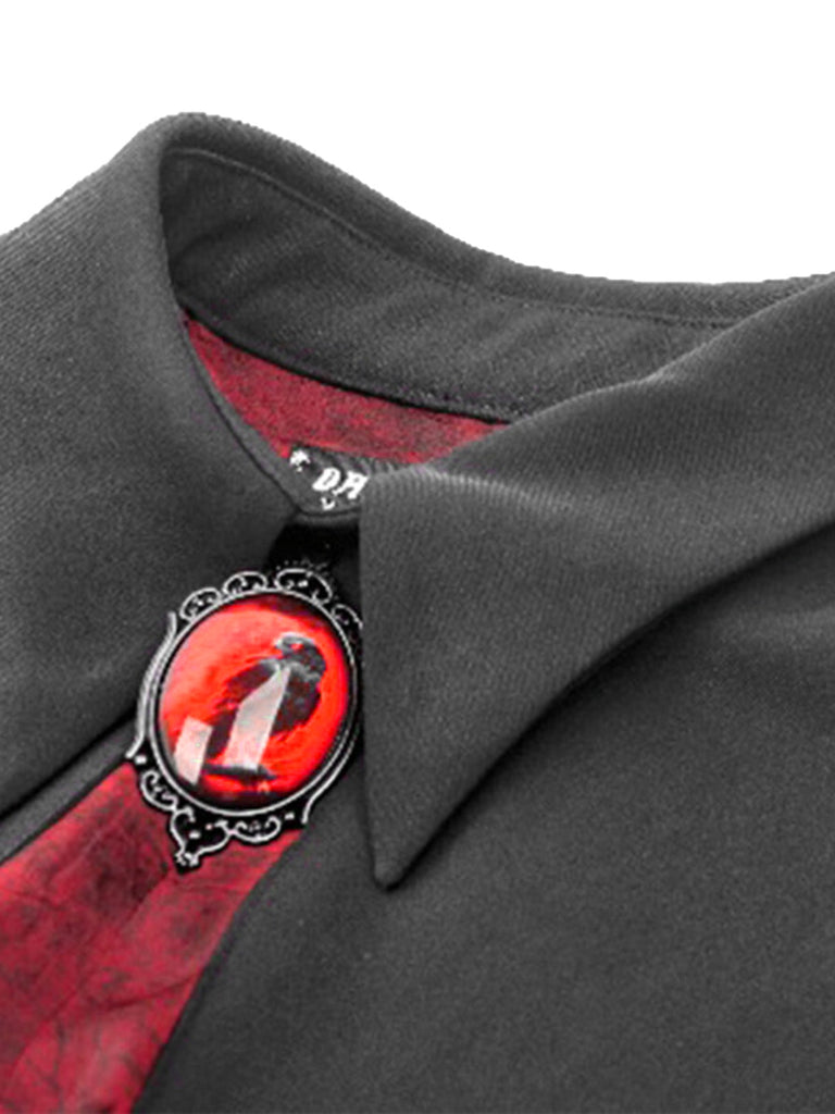 Halloween Halskette mit High-Low und Fledermaus