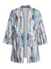 70er Kimono mit Glasfenster- und Geometrie-Print