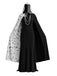 30er Cruella-inspiriertes Cape-Kleid-Set mit Polka-Dots