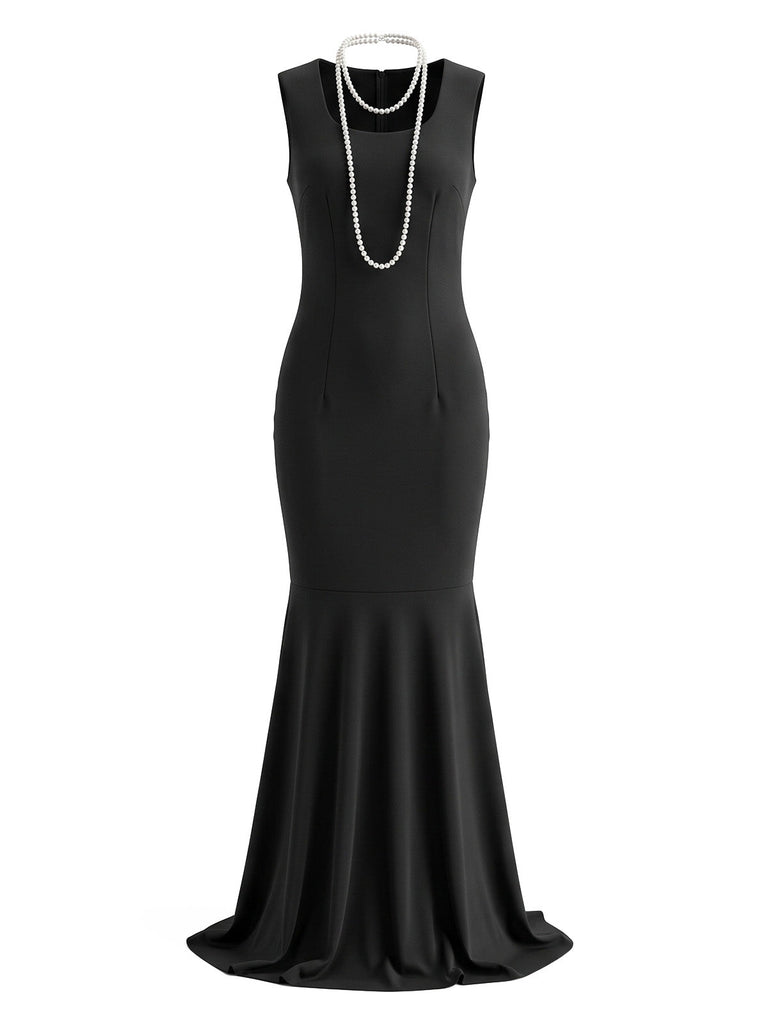 30er Cruella-inspiriertes Cape-Kleid-Set mit Polka-Dots