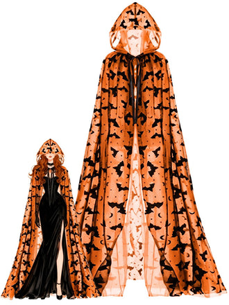 30er Halloween mit Bat-Print und Lang