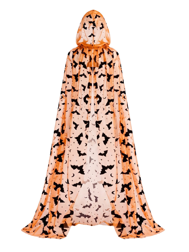 30er Halloween mit Bat-Print und Lang