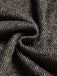 Braunes 70er Strickcape in Wolloptik mit Revers und Fransen