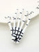 Halloween Haarclip mit Skelett-Hand