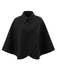 70er Cape mit asymmetrischer Schulterknopfleiste