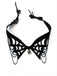 Halloween Schwarz Spinnennetz Gothic Halskette