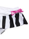 [Vorverkauf] Schwarz & Weiß 1950er Streifen Bogen Halter Bikini