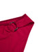 Rot 1970er Prinzessin-Stil Sicken Halfter Bikini Set
