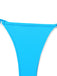 Blaues zweiteiliges Bikini-Set mit Seesternmuster aus den 1980er Jahren, Größe 6
