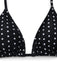 Schwarzes Tankini-Set im Stil der 1950er Jahre mit Raffungen, 3-teilig