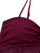 50er Netz-Tankini-Set mit Schleife und Hohe Taille