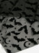 1970er Gothic Netz Streifen Fledermaus Print Tankini Set