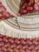 Braunes 40er Bikini-Set mit Neckholder und Blumen