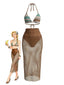 80er Boho Bikini-Set & Cover-Up