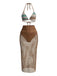 80er Boho Bikini-Set & Cover-Up