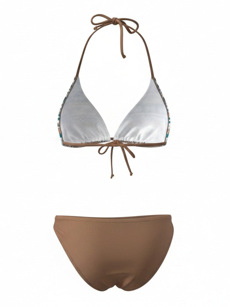80er Boho Bikini-Set & Cover-Up
