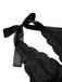1950er V-Ausschnitt Halter Spitze Transparenter Nachthemden