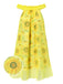 [Vorverkauf] Gelb 1950er Sonnenblume Boot Neck Tüll Nachthemd