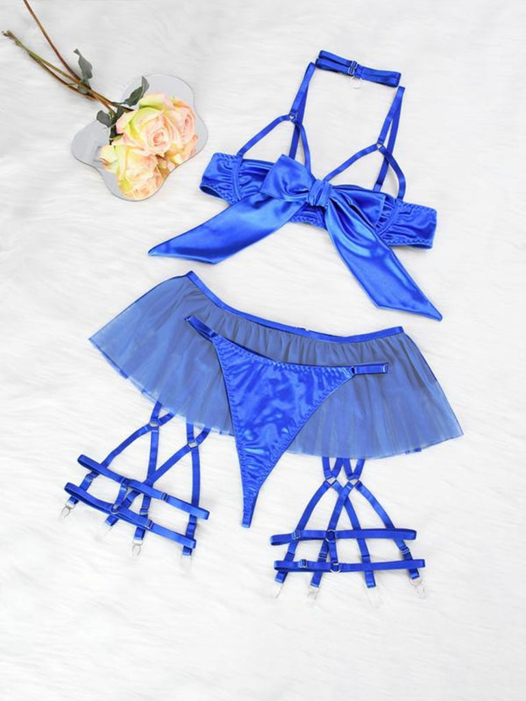 1960er Bogen Netz Patchwork  Pyjama Set